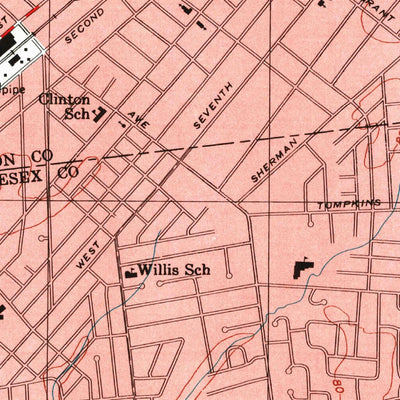 United States Geological Survey Plainfield, NJ (1995, 24000-Scale) digital map