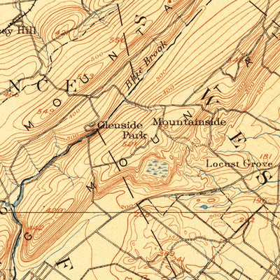 United States Geological Survey Plainfield, NJ-NY (1905, 62500-Scale) digital map