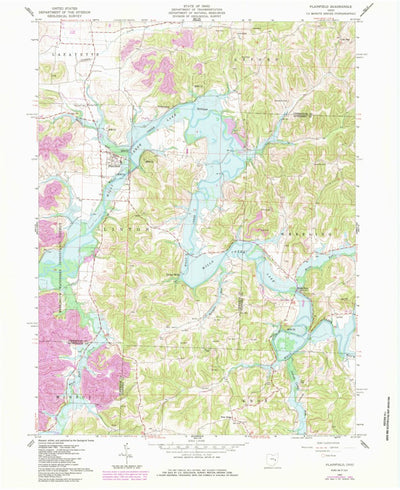 United States Geological Survey Plainfield, OH (1962, 24000-Scale) digital map