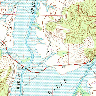 United States Geological Survey Plainfield, OH (1962, 24000-Scale) digital map