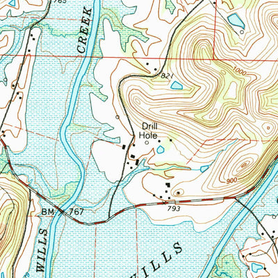 United States Geological Survey Plainfield, OH (1993, 24000-Scale) digital map