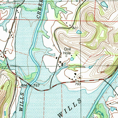 United States Geological Survey Plainfield, OH (1994, 24000-Scale) digital map