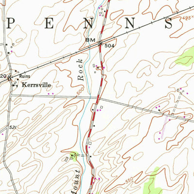 United States Geological Survey Plainfield, PA (1952, 24000-Scale) digital map