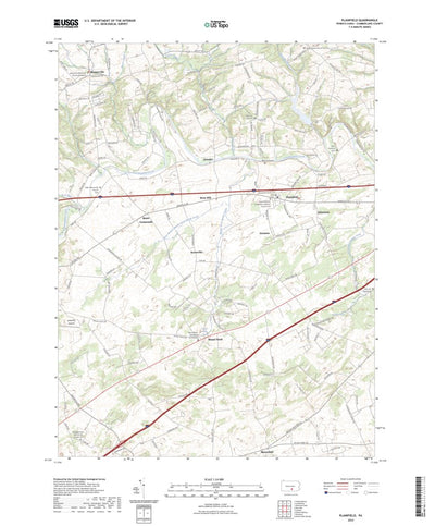 United States Geological Survey Plainfield, PA (2023, 24000-Scale) digital map