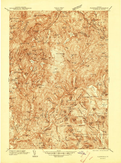 United States Geological Survey Plainfield, VT (1939, 48000-Scale) digital map