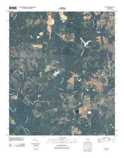 United States Geological Survey Plains, GA (2011, 24000-Scale) digital map