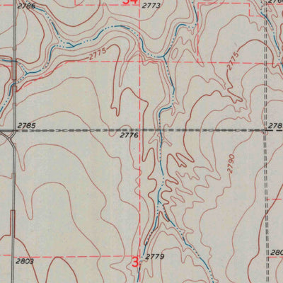 United States Geological Survey Plains NE, KS (1967, 24000-Scale) digital map