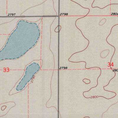 United States Geological Survey Plains SW, KS (1968, 24000-Scale) digital map