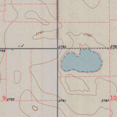United States Geological Survey Plains SW, KS (1968, 24000-Scale) digital map