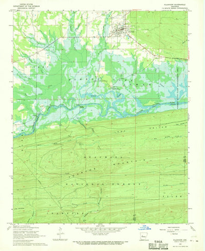 United States Geological Survey Plainview, AR (1968, 24000-Scale) digital map