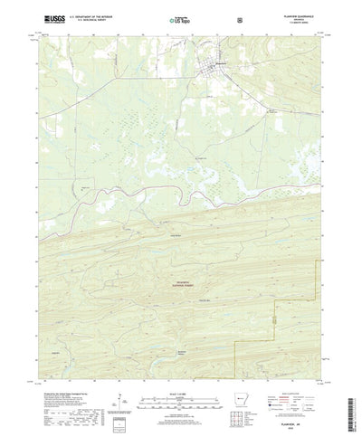 United States Geological Survey Plainview, AR (2020, 24000-Scale) digital map
