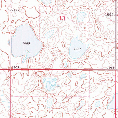 United States Geological Survey Plainview Colony NE, SD (1978, 24000-Scale) digital map
