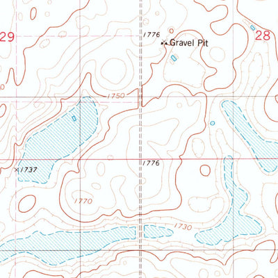 United States Geological Survey Plainview Colony SW, SD (1978, 24000-Scale) digital map