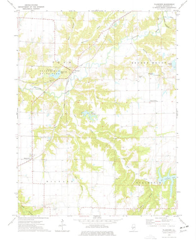 United States Geological Survey Plainview, IL (1974, 24000-Scale) digital map