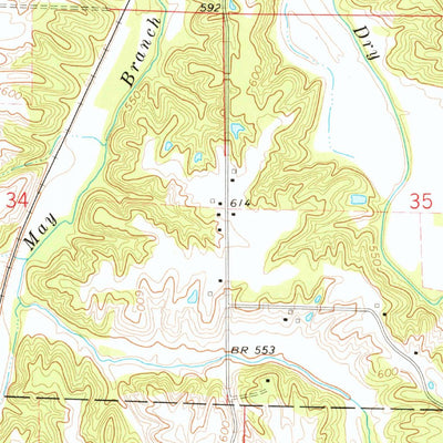 United States Geological Survey Plainview, IL (1974, 24000-Scale) digital map
