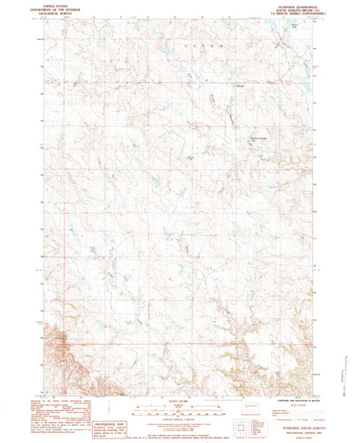 United States Geological Survey Plainview, SD (1983, 24000-Scale) digital map