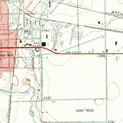 United States Geological Survey Plainview, TX (1965, 24000-Scale) digital map