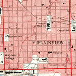 United States Geological Survey Plainview, TX (1965, 24000-Scale) digital map