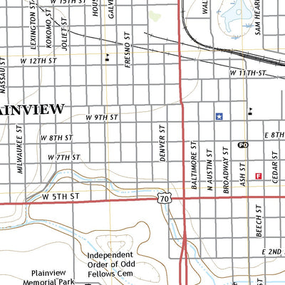 United States Geological Survey Plainview, TX (2019, 24000-Scale) digital map