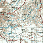 United States Geological Survey Plainview, TX-OK (1954, 250000-Scale) digital map