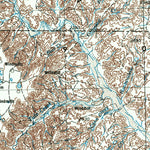 United States Geological Survey Plainview, TX-OK (1954, 250000-Scale) digital map