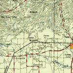 United States Geological Survey Plainview, TX-OK (1958, 250000-Scale) digital map