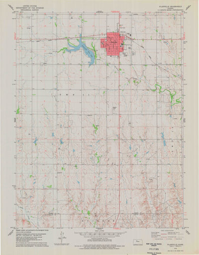 United States Geological Survey Plainville, KS (1978, 24000-Scale) digital map