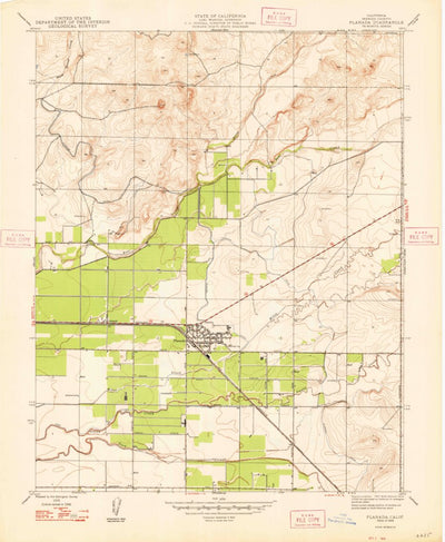 United States Geological Survey Planada, CA (1948, 24000-Scale) digital map