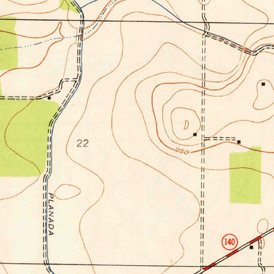 United States Geological Survey Planada, CA (1948, 24000-Scale) digital map