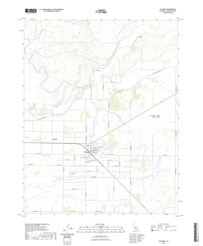 United States Geological Survey Planada, CA (2021, 24000-Scale) digital map