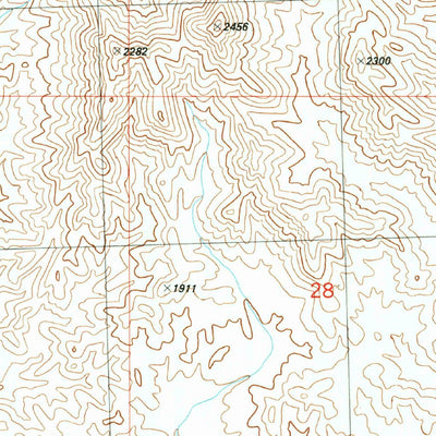 United States Geological Survey Planet, AZ (1990, 24000-Scale) digital map