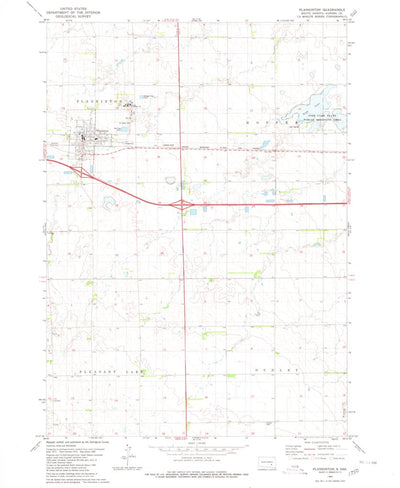 United States Geological Survey Plankinton, SD (1980, 24000-Scale) digital map
