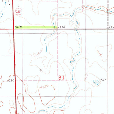 United States Geological Survey Plankinton, SD (1980, 24000-Scale) digital map