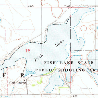 United States Geological Survey Plankinton, SD (1980, 24000-Scale) digital map