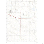 United States Geological Survey Plankinton, SD (2021, 24000-Scale) digital map