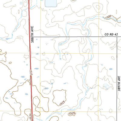 United States Geological Survey Plankinton, SD (2021, 24000-Scale) digital map