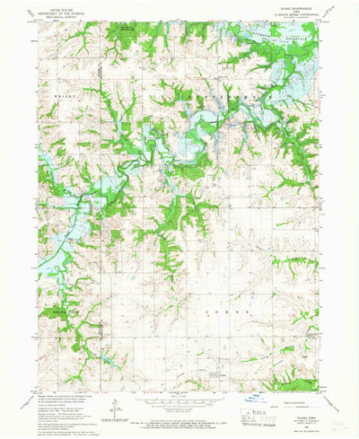 United States Geological Survey Plano, IA (1966, 24000-Scale) digital map