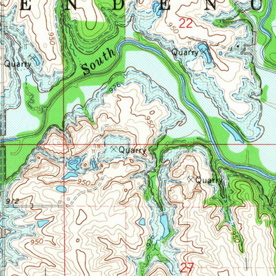 United States Geological Survey Plano, IA (1966, 24000-Scale) digital map