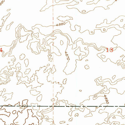 United States Geological Survey Plano, ID (1951, 24000-Scale) digital map