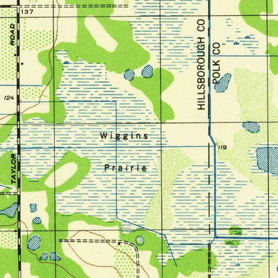 United States Geological Survey Plant City East, FL (1944, 31680-Scale) digital map