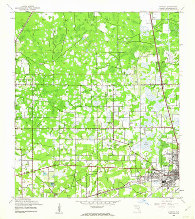 United States Geological Survey Plant City West, FL (1944, 24000-Scale) digital map