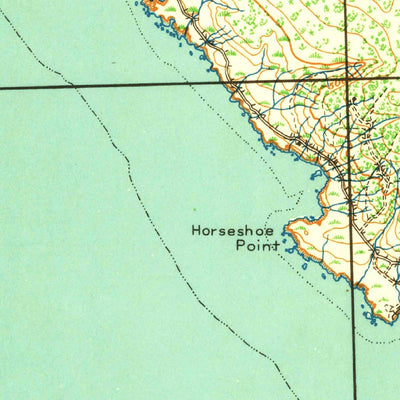 United States Geological Survey Plantation, CA (1921, 62500-Scale) digital map