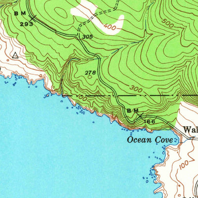 United States Geological Survey Plantation, CA (1943, 24000-Scale) digital map