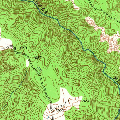 United States Geological Survey Plantation, CA (1943, 24000-Scale) digital map