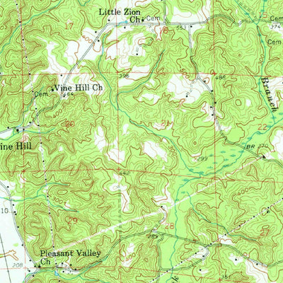 United States Geological Survey Plantersville, AL (1959, 62500-Scale) digital map
