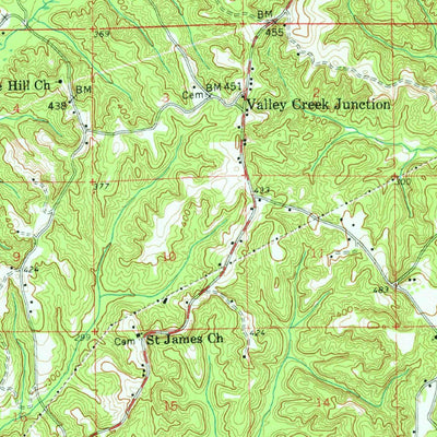 United States Geological Survey Plantersville, AL (1959, 62500-Scale) digital map