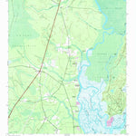 United States Geological Survey Plantersville, SC (1943, 24000-Scale) digital map