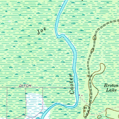 United States Geological Survey Plantersville, SC (1943, 24000-Scale) digital map