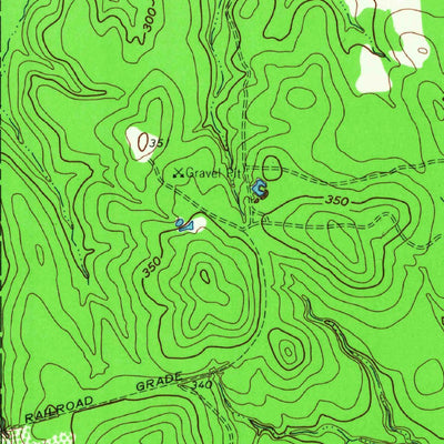 United States Geological Survey Plantersville, TX (1962, 24000-Scale) digital map
