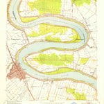 United States Geological Survey Plaquemine, LA (1953, 24000-Scale) digital map